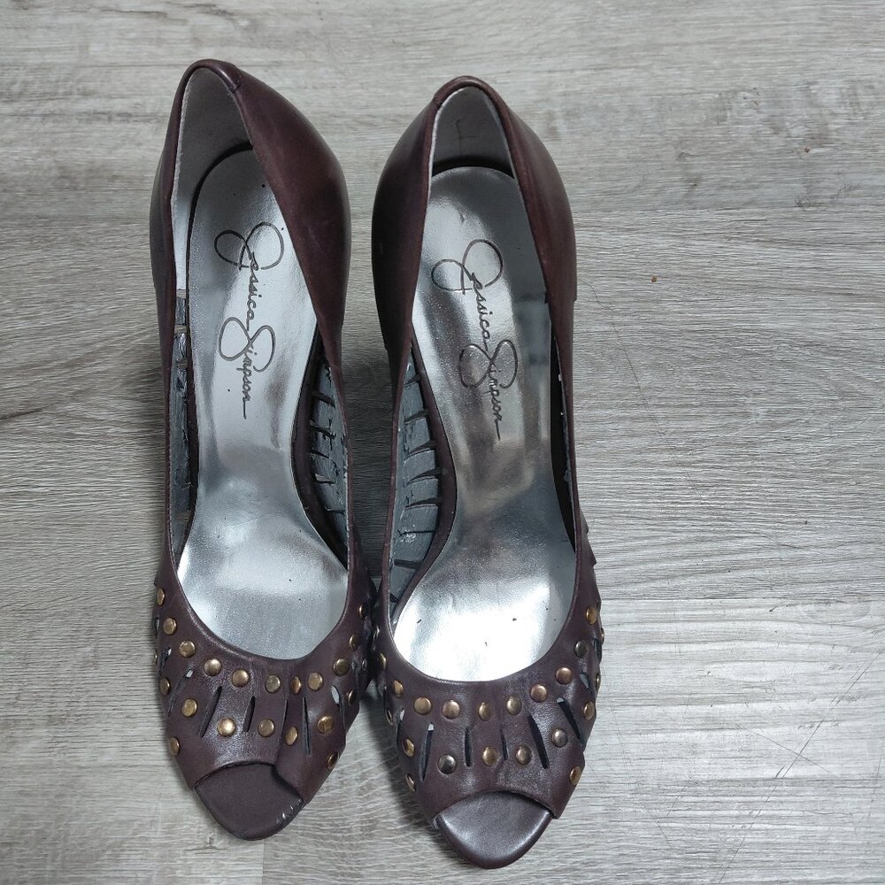 Jessica Simpson Bown Studded Shoes Women's Size 7 1/2